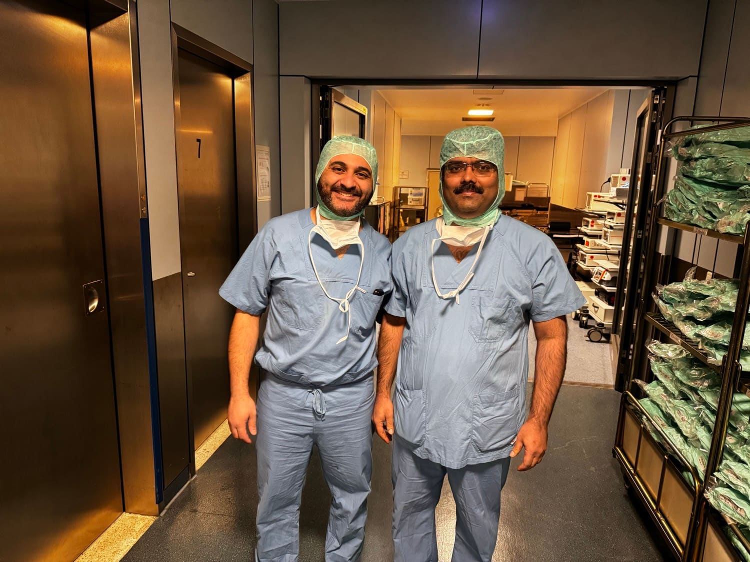 In the operating theatre